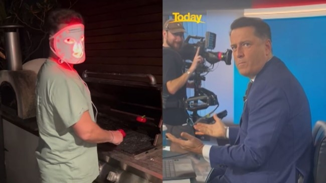Today host Karl Stefanovic shocks his wife Jasmine with bizarre home beauty routine in candid social media video