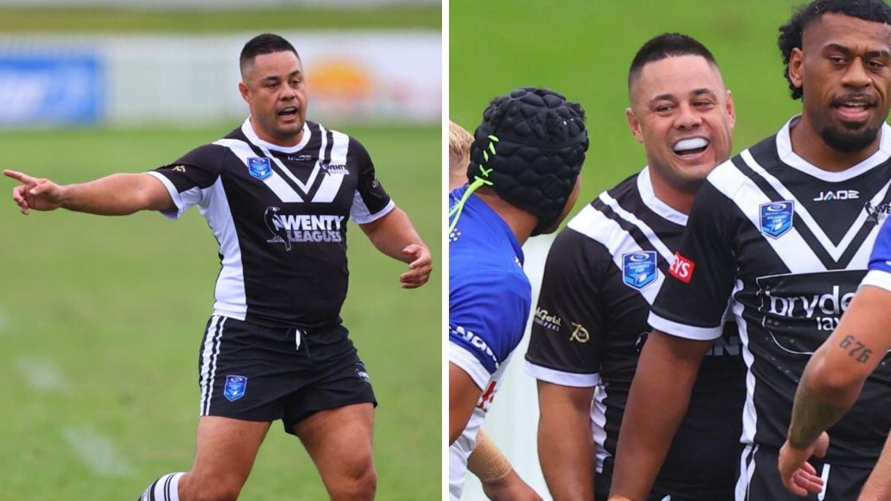 Jarryd Hayne stars in rugby league return, Wentworthville Magpies defeat Canterbury Bulldogs