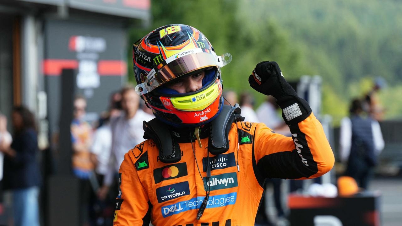 Belgian F1 Grand Prix: McLaren's Piastri beats Verstappen to claim sprint pole position