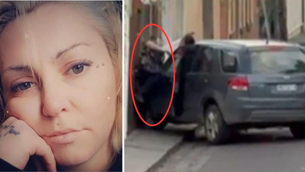 Woman shot after pinning police officer with car repeatedly told to ‘get back'