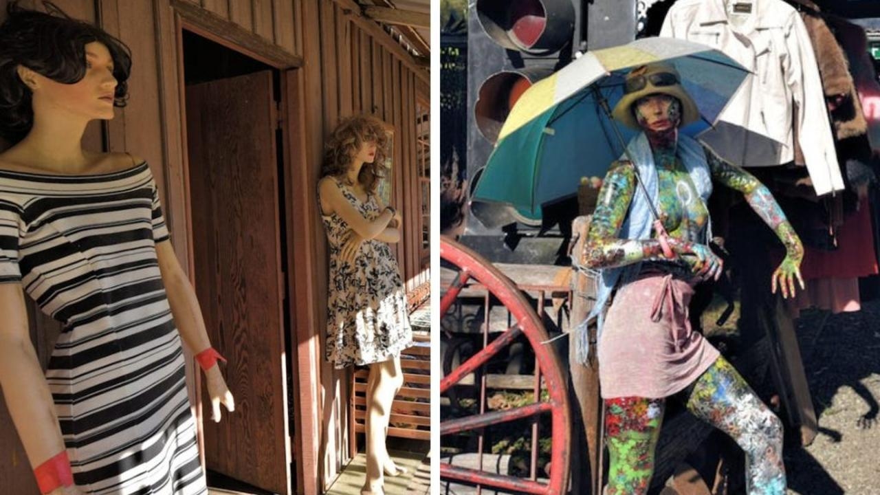 Aussie's unusual mannequin styling exposed after home listed