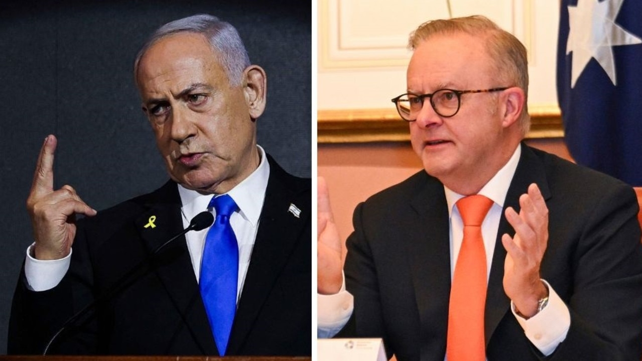 Israeli PM Benjamin Netanyahu lashes Anthony Albanese over recent policy decisions, saying he had betrayed Israel