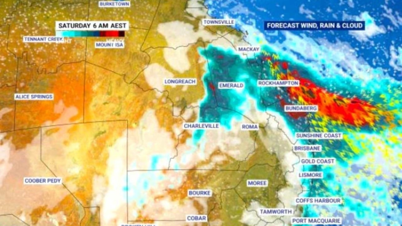 Perth braces for a wet weekend as Queensland prepares to grapple with a 3000km rain band stretching across the state