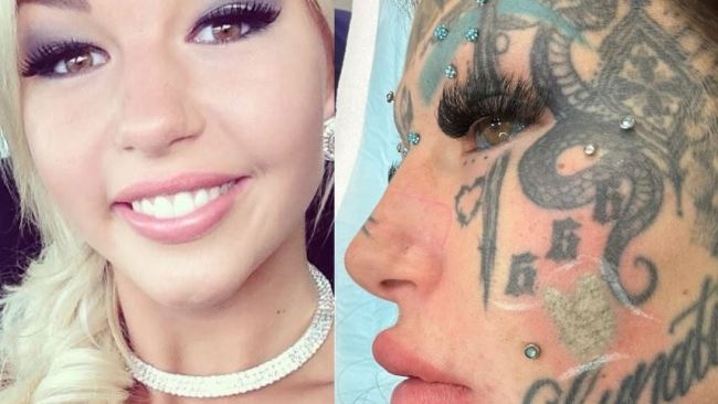 ‘Australia's most tattooed woman' Amber Luke, 30, announces bold plan to get the faded ink covering her entire face removed