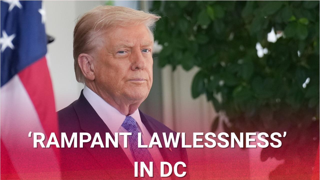 ‘Rampant lawlessness' in Washington DC is ‘not sustainable' as Trump calls for capital clean up