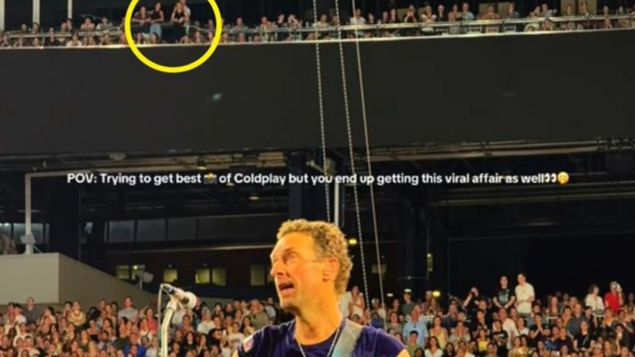'The only people standing': New footage of the infamous Coldplay kiss cam moment emerges on TIktok