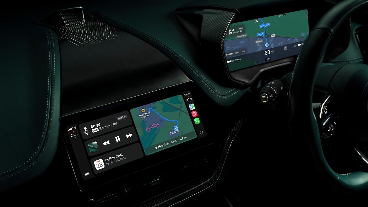 Aston Martin debuts the Apple CarPlay Ultra