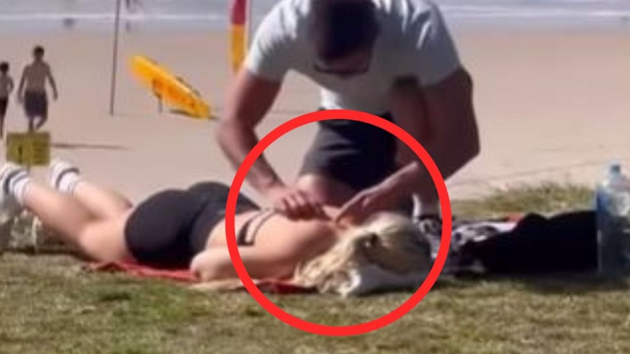‘Yuck': Couple's gross beach act horrifies Aussies