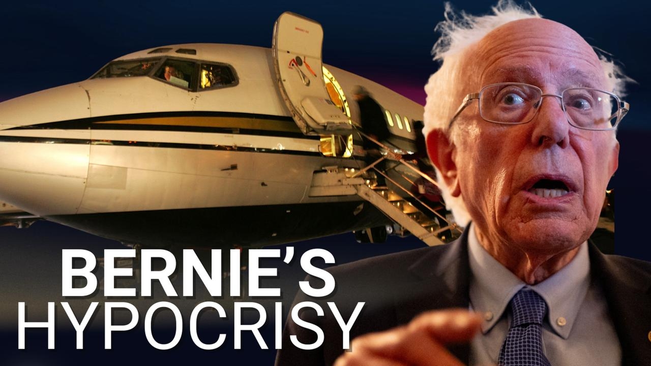 Bernie Sanders ‘scoffs' at the idea of not flying private whilst fighting the oligarchy