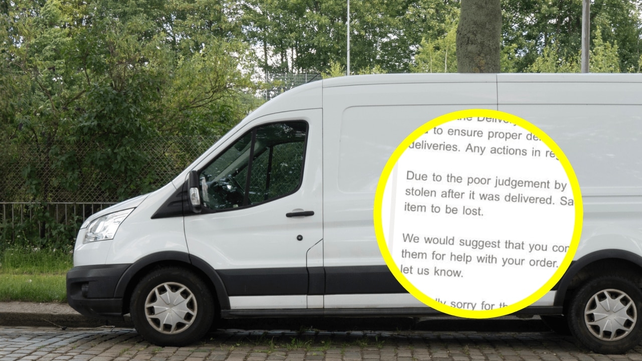 The postie signed for a parcel for me - then the unthinkable happened