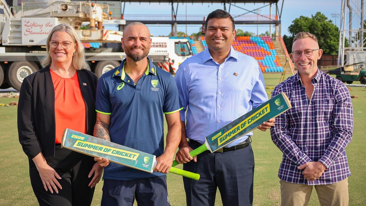 Drop-in pitches laid down as international cricket to return to Darwin for first time in 17 years