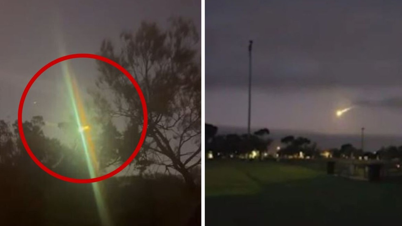 Mysterious green flash lights up night sky