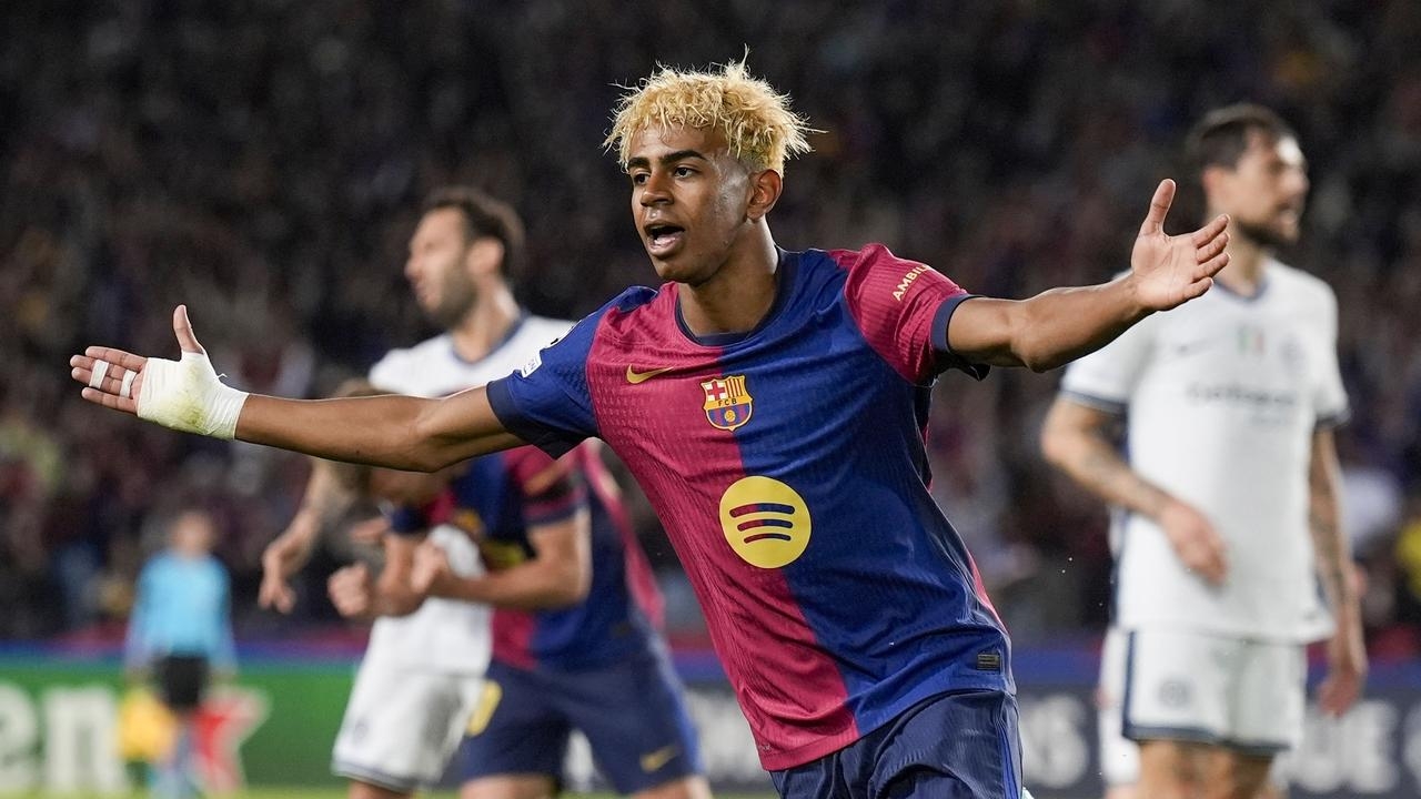 Lamine Yamal stars in six-goal Champions League thriller between Barcelona and Inter Milan