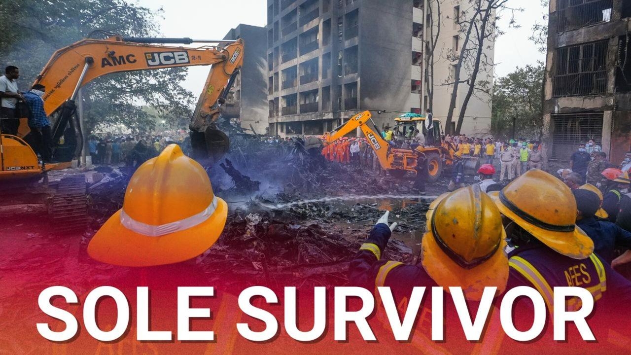 Single passenger survives horrifying Air India plane crash