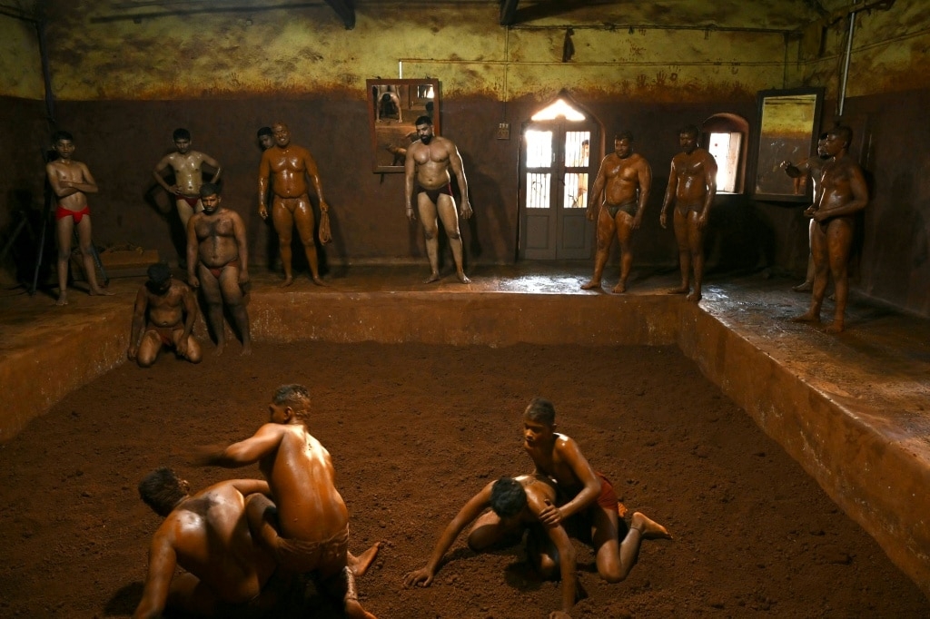 Rooted in the earth, India's traditional mud wrestling thrives
