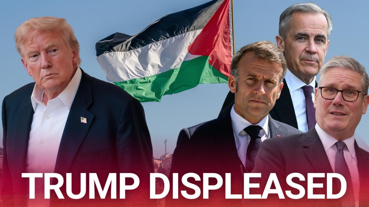 Trump declares ‘displeasure' with allies over new Palestinian stance