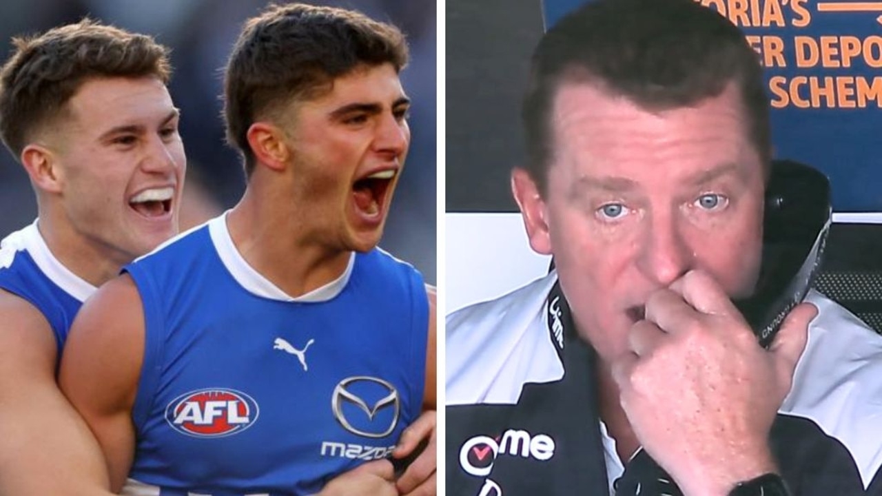 Blues fans turn on ‘bullied' Carlton after heavy loss to North Melbourne