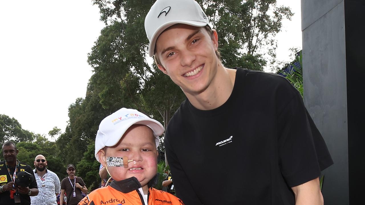 Oscar Piastri drives support for My Room Children's Cancer Charity