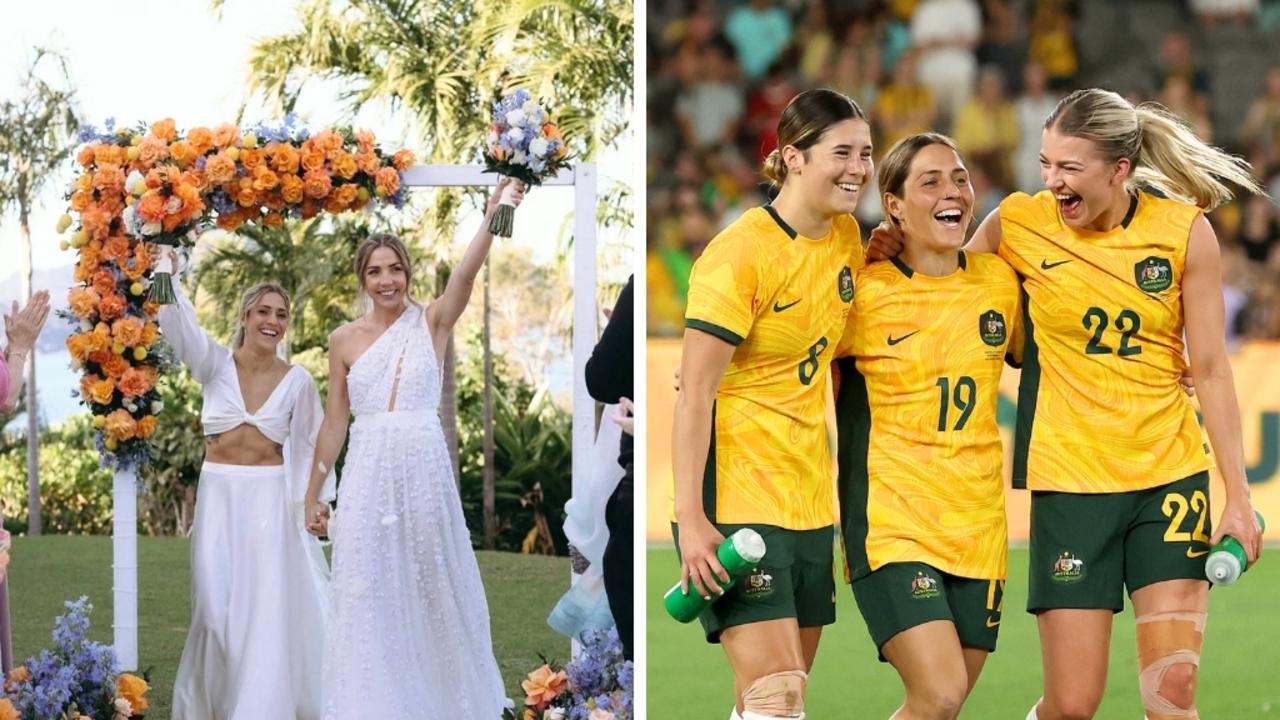 Matildas gun Katrina Gorry married in beautiful scene