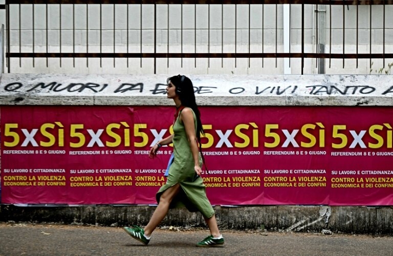 Italy holds referendum on citizenship, workers' rights
