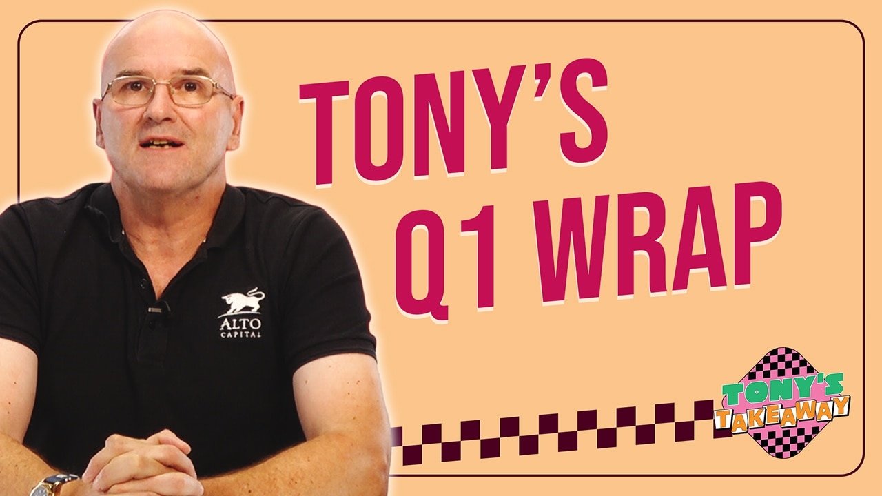 Tony's Takeaway: Surfs up on the quarterly wrap wave