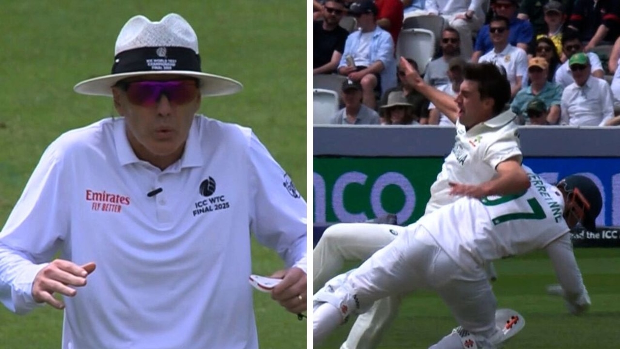 Pat Cummins exacts revenge on South African batsman after being T-boned in scary scenes