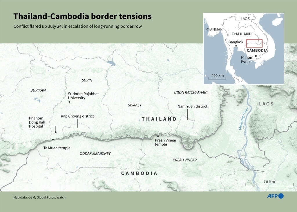 Thailand accuses Cambodia of 'flagrant violation' of truce