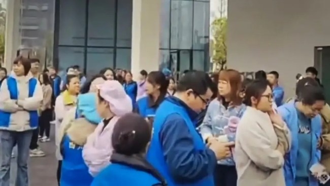 Protests erupt in China after furious workers demand back pay as Donald Trump's tariffs on imports jolt economy