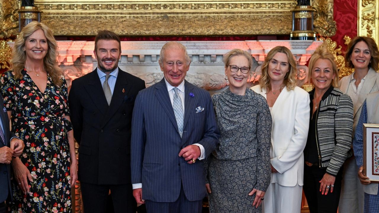David Beckham joins Hollywood stars Meryl Streep and Kate Winslet for King's charity awards