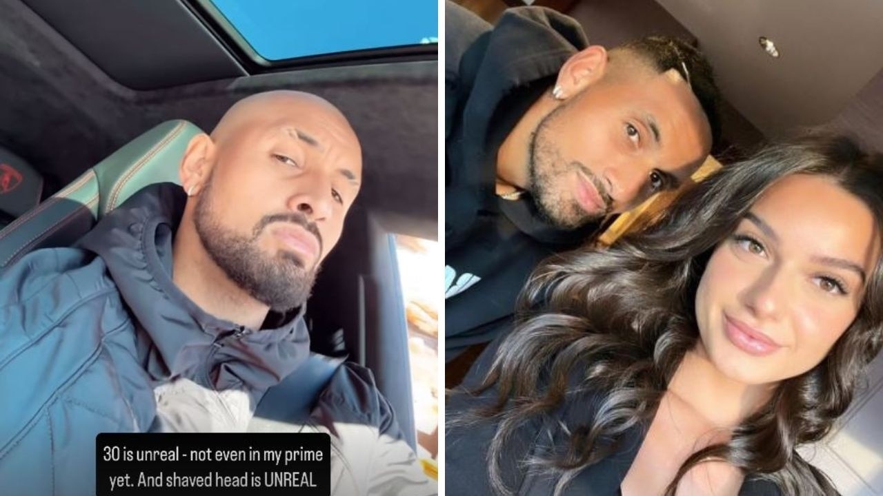 Nick Kyrgios unveils dramatic new look, opens up on split with Costeen Hatzi