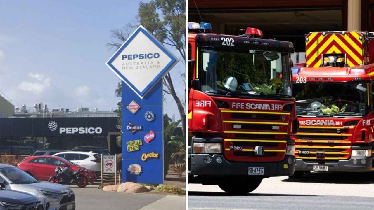 Fire breaks out at Smiths Snackfood Co Limited warehouse in Adelaide