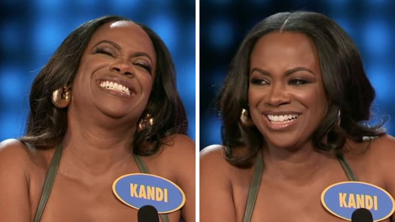 Kandi Burruss makes host Steve Harvey blush with raunchy answer on Celebrity Family Feud