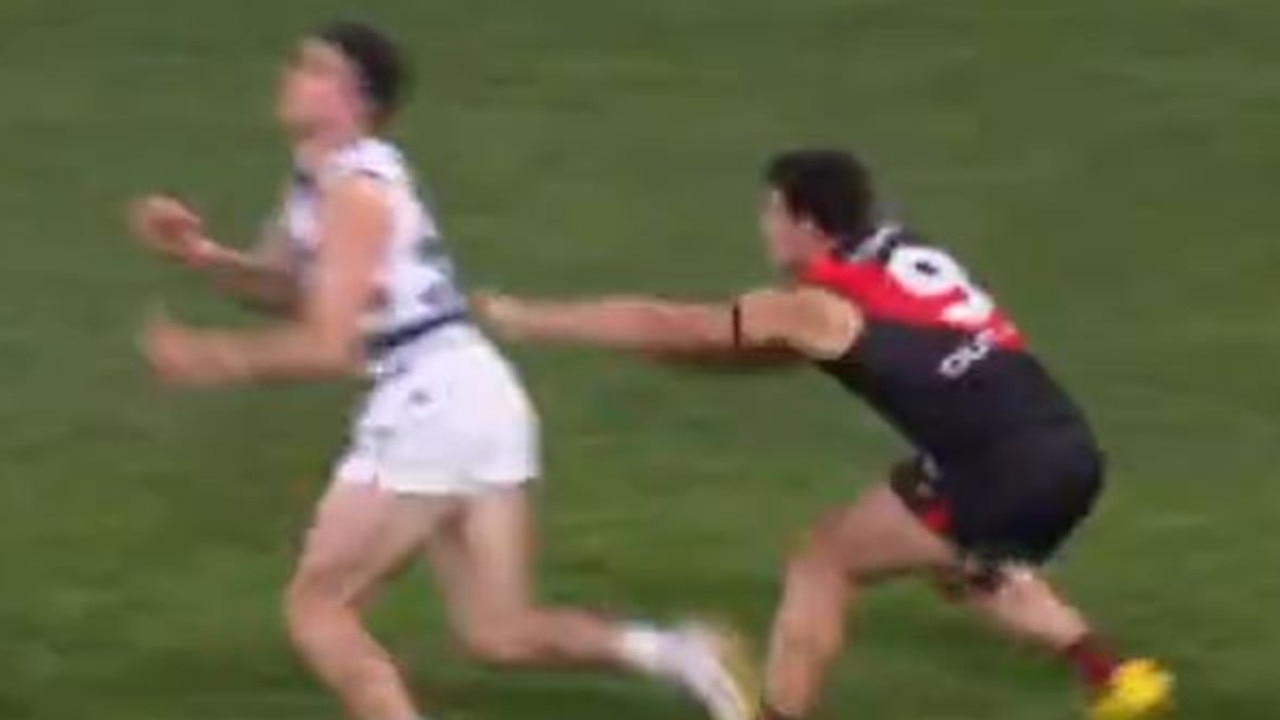 Legends left divided over Dylan Shiel's questionable push in the back