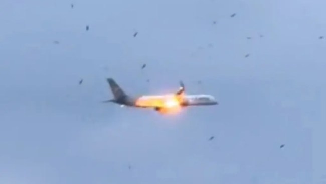 Boeing plane makes emergency landing after engine bursts into flames: ‘I already sent goodbye texts'