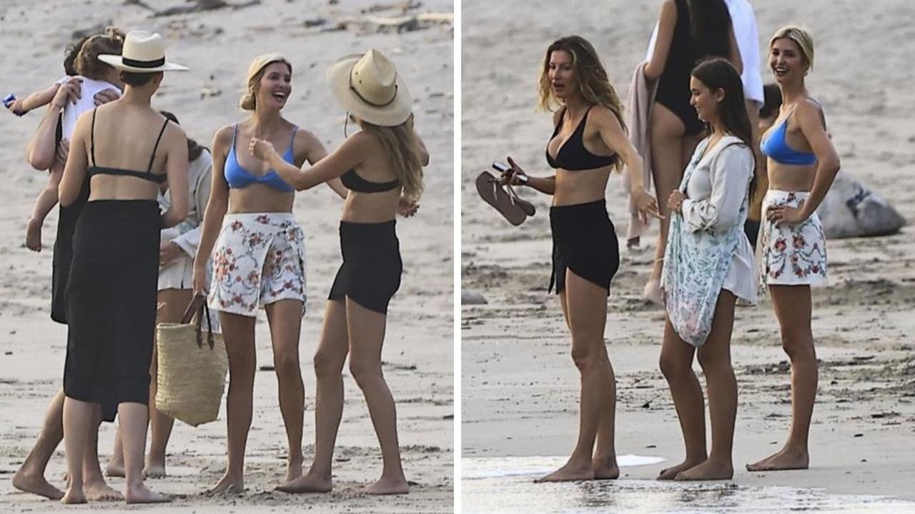 ‘Power squad': Ivanka Trump, Gisele Bündchen and Karlie Kloss pictured in Costa Rica
