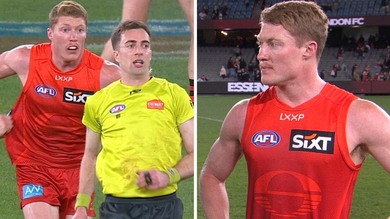 AFL, Suns on ‘crash course' over ump contact as star bristles in blunt interview