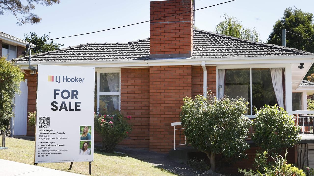 Hobart home listings trend lower