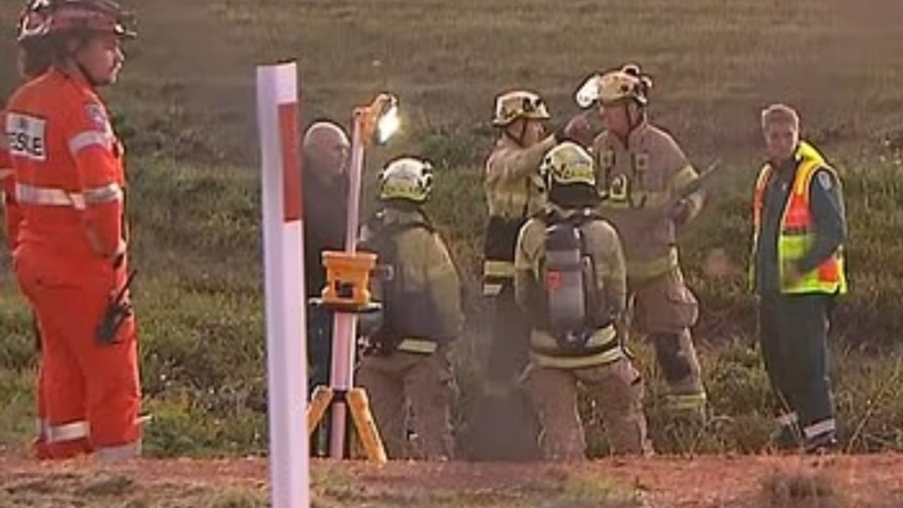 Search for man who ran across runway at Parafield Airport, disappeared into drain