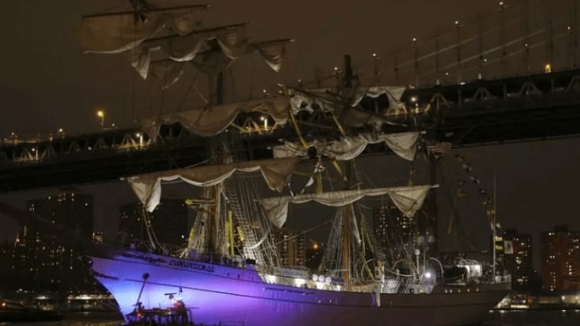 ‘Mass casualty incident': Mexican Navy vessel slams into New York's iconic Brooklyn Bridge leaving multiple critically injured