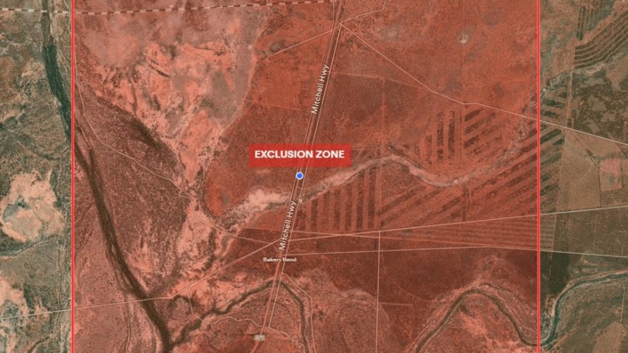 Chemical fire locks down Mitchell Highway, west of Brisbane