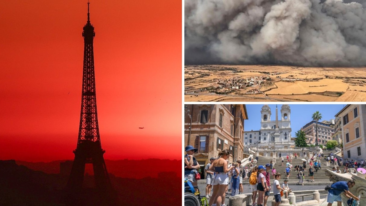 Three dead in Spain and top of Eiffel Tower shut in Paris as heatwave scorches Europe