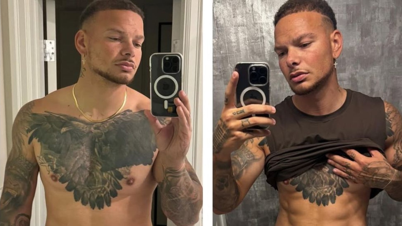 Country singer Kane Brown shows off dramatic fitness transformation in viral before and after photos