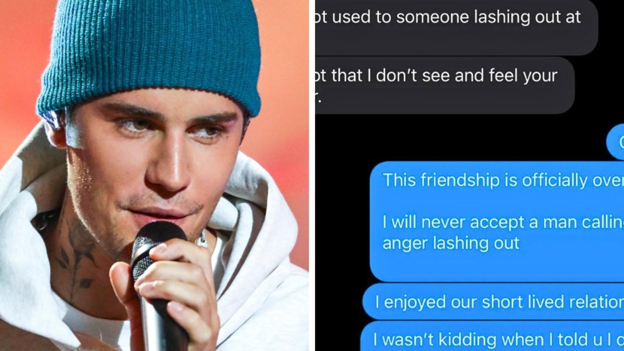 ‘Blocked': Justin Bieber shares angry break-up texts as he ends friendship publicly