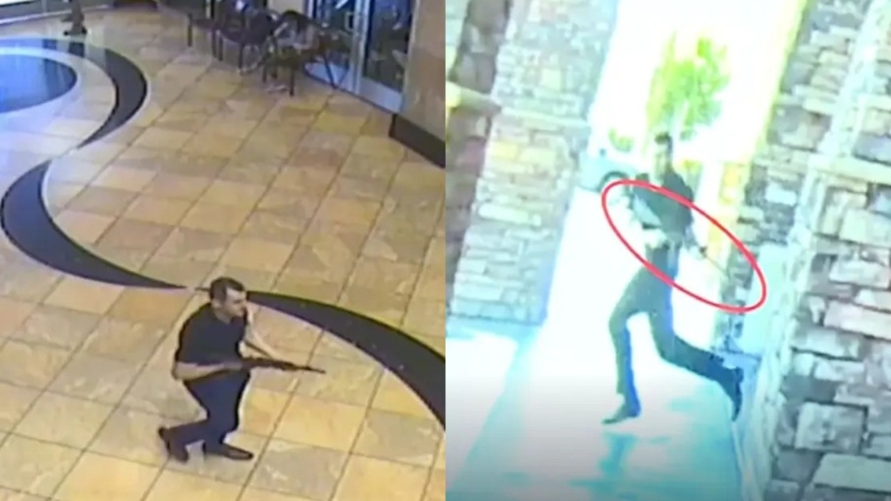 Wild video shows Las Vegas cops fatally shoot gym member attempting to carry out a mass killing