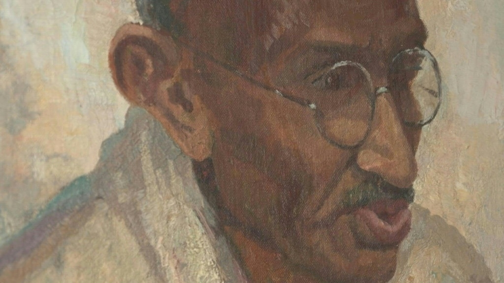 'Hidden treasure': Rare Gandhi portrait up for UK sale