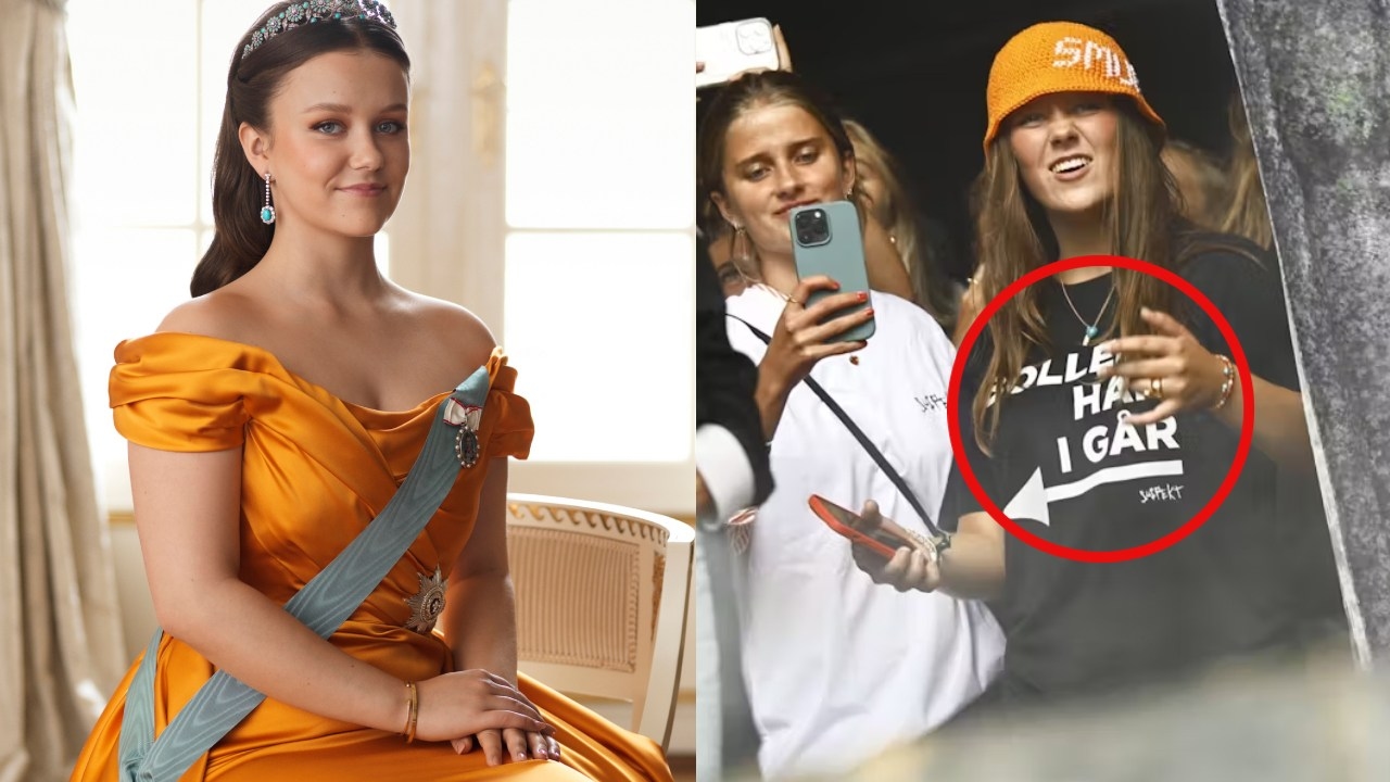Tasmanian-born Queen Mary's eldest daughter Princess Isabella slammed after donning X-rated t-shirt at music festival