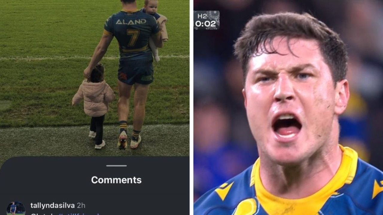 Eels stars bury hatchet after explosive scenes during nailbiter