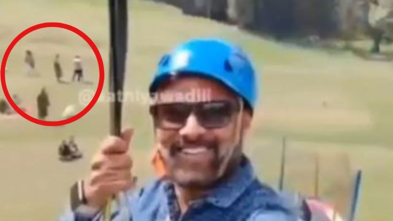 Zip line operator targeted over two words in viral video of tourist unaware of terrorist attack