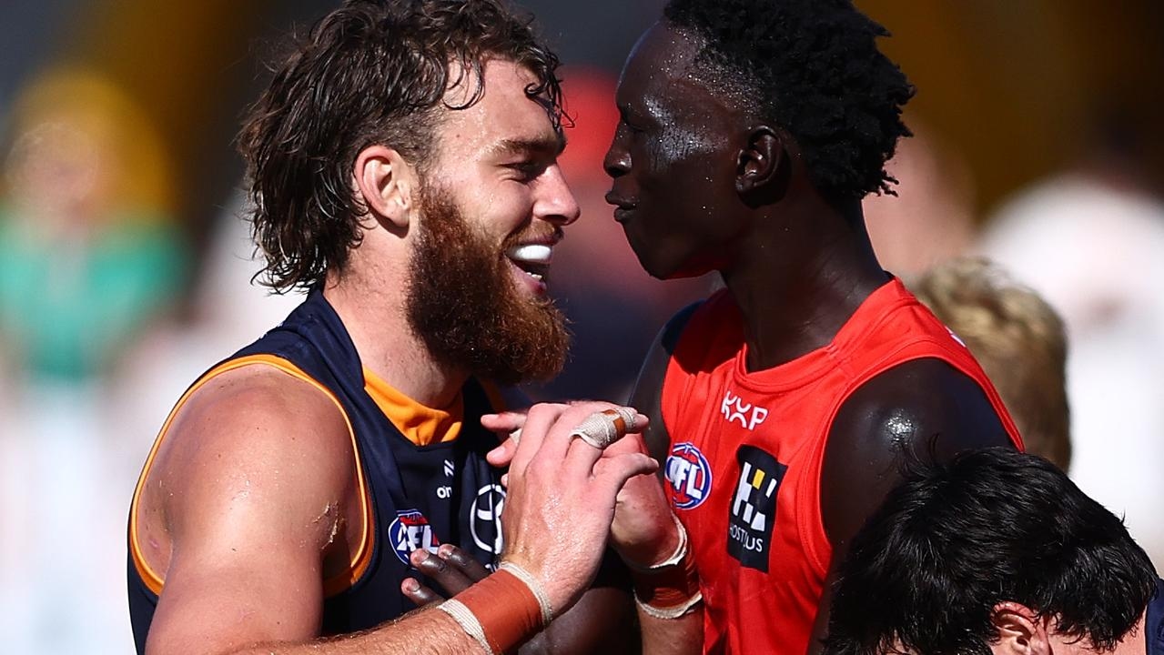 Gold Coast coach Damien Hardwick will send Mac Andrew to Adelaide goalkicker Riley Thilthorpe after they clashed in round 4