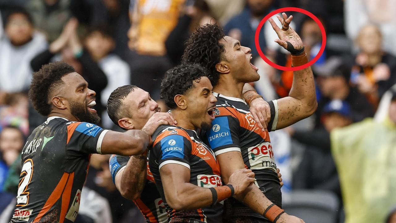 Tigers' penalty for offensive gesture revealed as centre Brent Naden sanctioned for post-match act